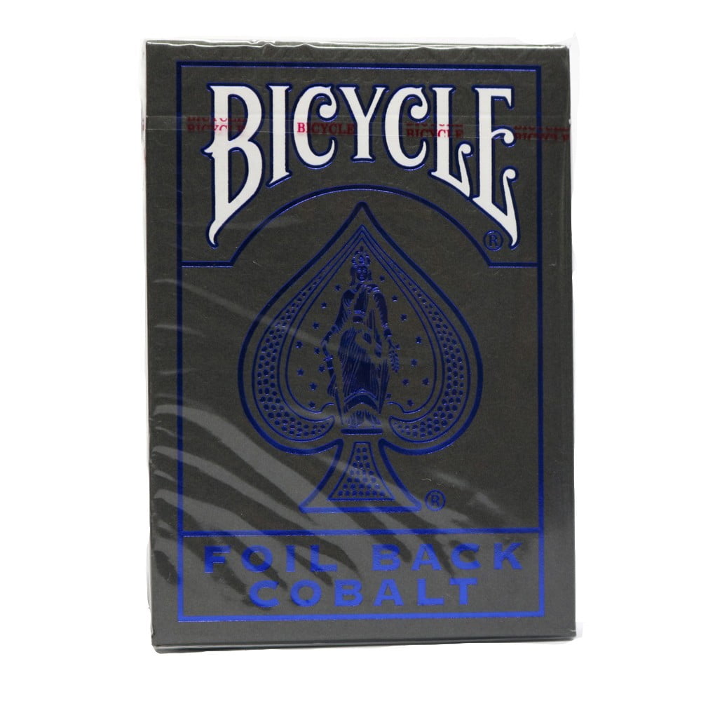 Baralho Bicycle MetalLuxe Cobalt Azul Caixa Cinza Metalizado
