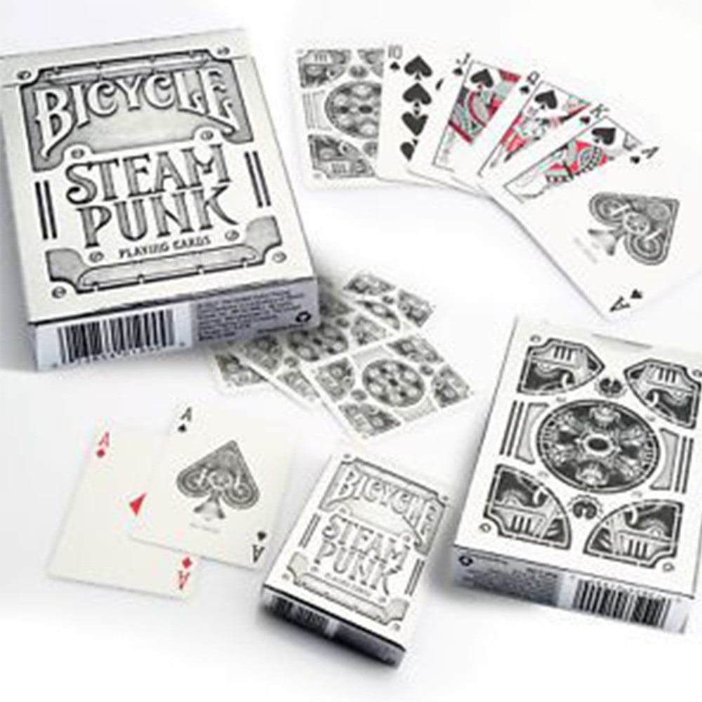 Baralho Bicycle Silver Steampunk - PREMIUM Deck