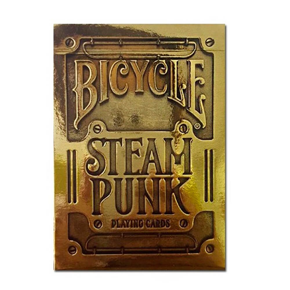 Baralho Bicycle Steampunk Gold - PREMIUM Deck