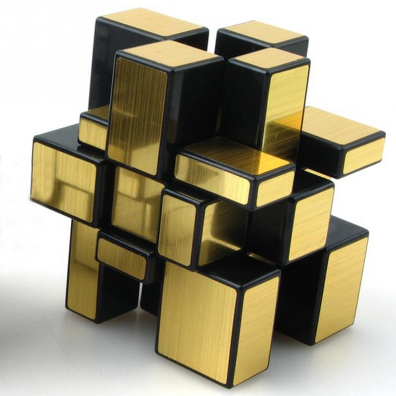 Cubo Mágico Profissional Blocks Dourado