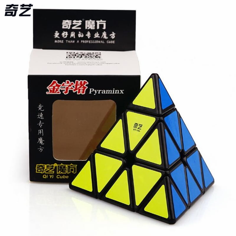 Cubo Mágico Pyraminx 4x4x4 Qiyi Preto - Oncube: os melhores cubos mágicos  você encontra aqui