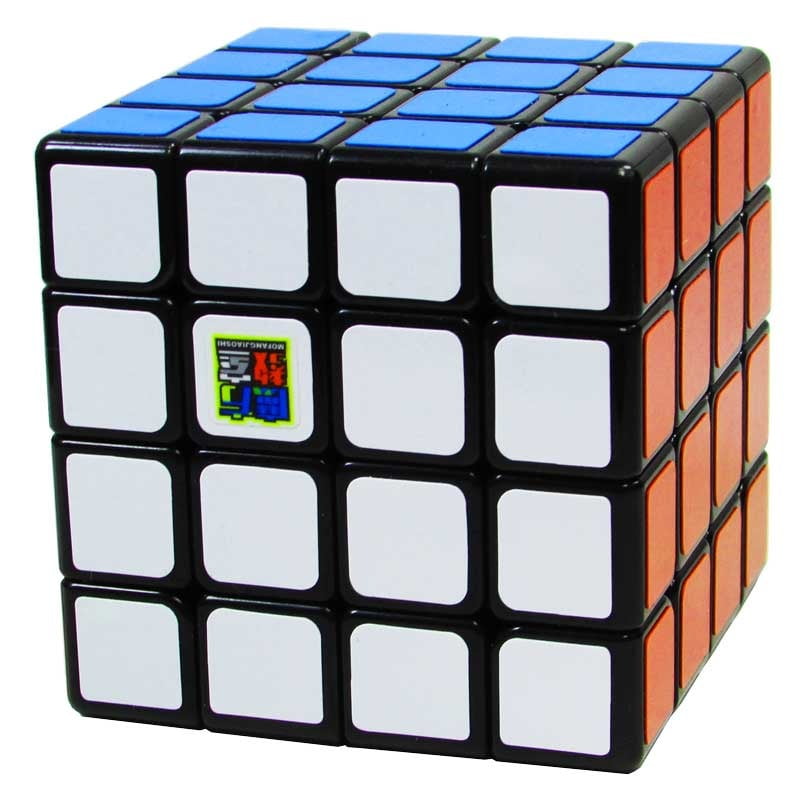 Cubo Mágico Profissional Moyu MF4 4x4x4 Preto
