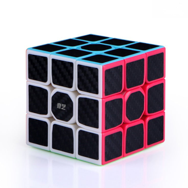 Cubos De Velocidade XIAORUI 3x3 X 3,3d/Adesivo De Fibra De Carbono/Cubo  Mágico Suave , Versão Enhanced , 5,7cm Preto