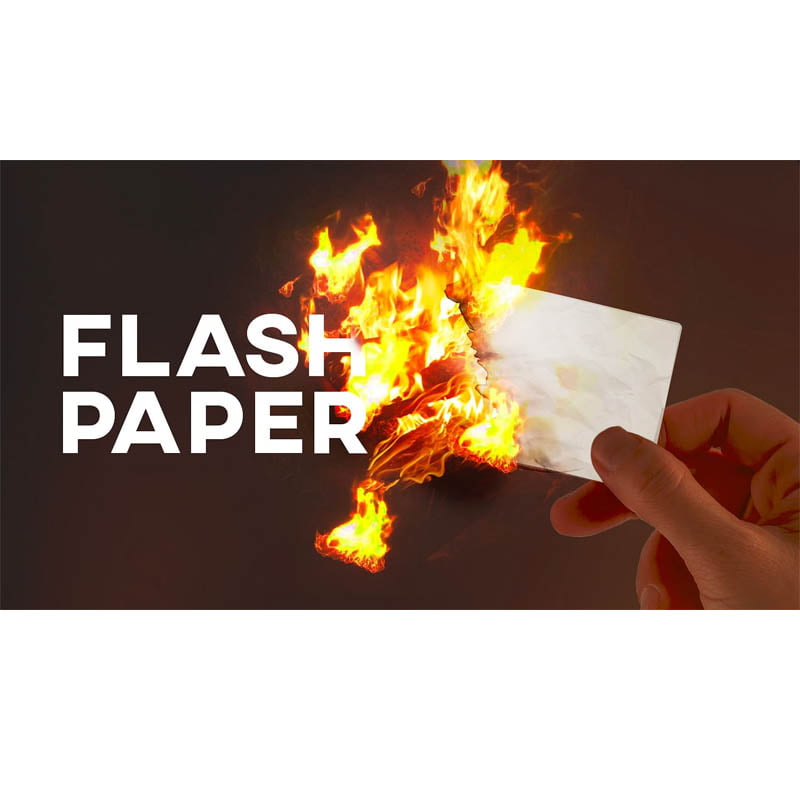 Flash Paper - Papel Flash - Pega Fogo