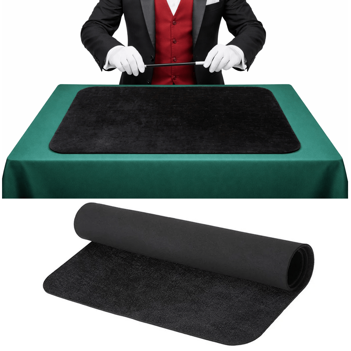  Tapete de Mesa Close Up para Cartas de Baralho - Extra Grande 60x40cm.