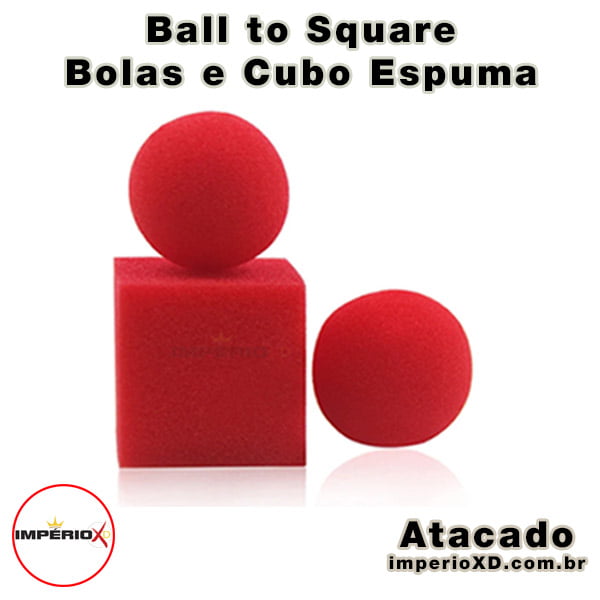 Ball to Square - Bolas e Cubo Espuma - Atacado