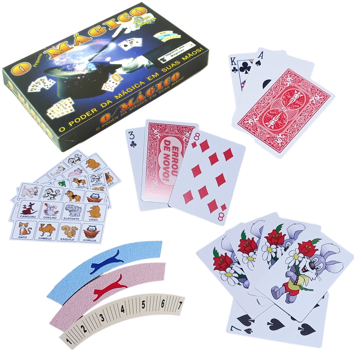 Mini Kit de Mágicas com 5 Mágicas - Atacado