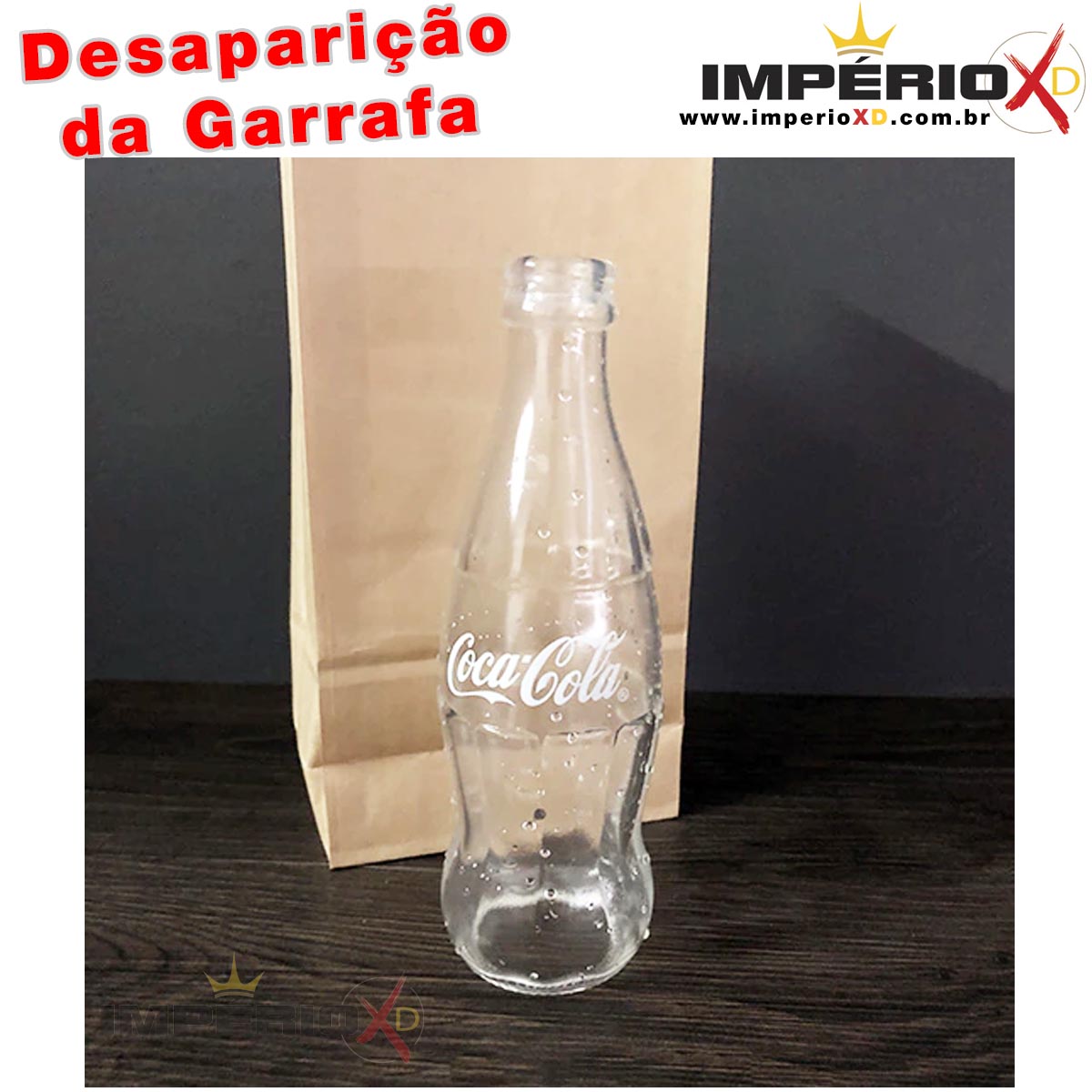Desaparição da Garrafa de Coca-Cola no Saquinho - Vanishing Coke Bottle
