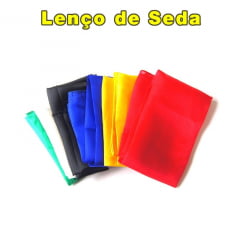 Lenço de Seda para Mágica, 100% seda 45cmx45cm