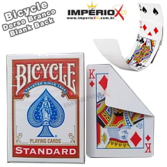 Baralho Bicycle - Dorso Branco - Blank Back