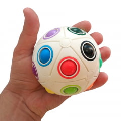 Cubo Mágico Bola Puzzle Rainbow Ball - 20 Cores - Moyu