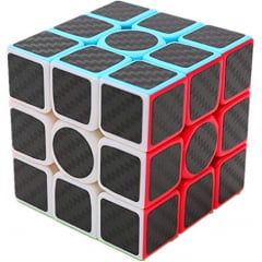 Cubo Mágico Warrior W 3x3x3 Qiyi Carbon Fiber Stickerless