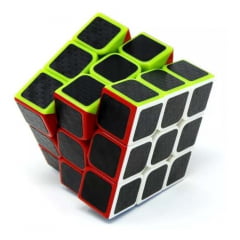 Cubo Mágico Warrior W 3x3x3 Qiyi Carbon Fiber Stickerless
