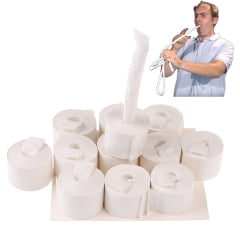 Fita de Boca Branca com 12 Rolinhos - Atacado