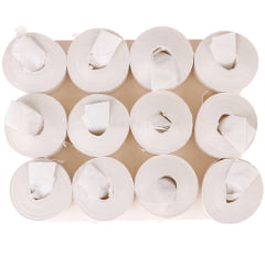 Fita de Boca Branca com 12 Rolinhos - Atacado