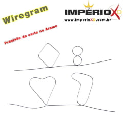 Mágica Wiregram - Previsão da carta no Arame