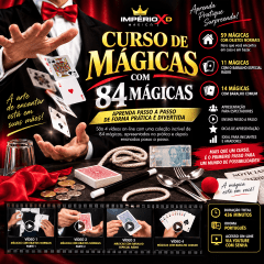 Curso de Mágicas com 84 Mágicas Curso de Mágicas com 84 Mágicas